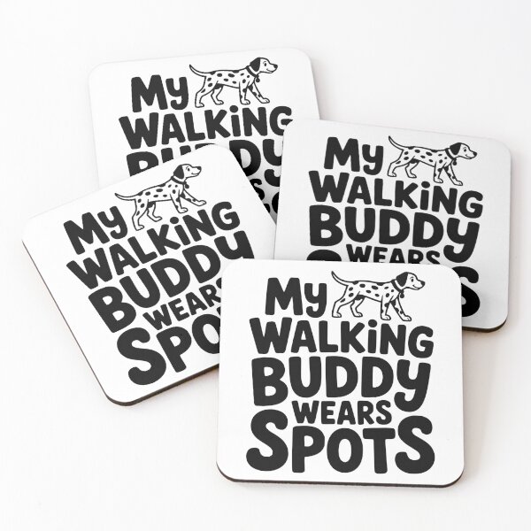 Item preview, My Walking Buddy Wears Spots designed and sold by theartfulaspie.