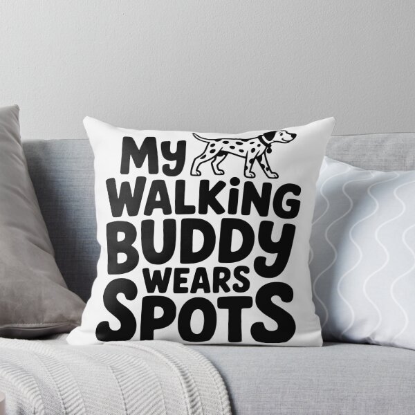 Item preview, My Walking Buddy Wears Spots designed and sold by theartfulaspie.