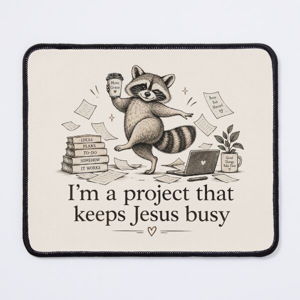 Item preview, Funny Christian Raccoon Shirt, Faith Based Animal Humor, Cute Religious Gift, Christian Gift for Men & Women designed and sold by Cchotlan.