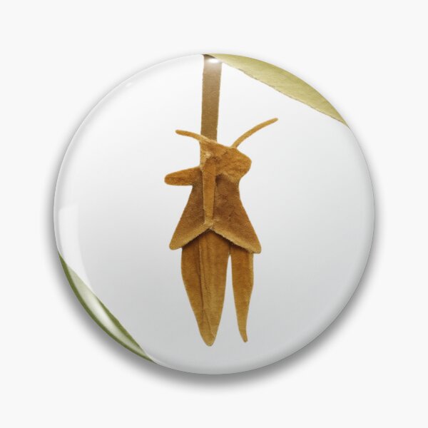 Item preview, Brown Grasshopper on Green Leaf Art designed and sold by Carasane.
