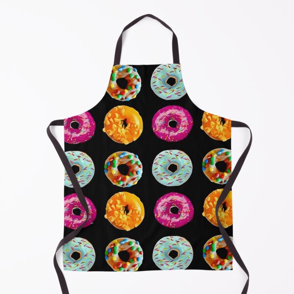 Item preview, Donuts on black designed and sold by Yamy Morrell Art and Design.