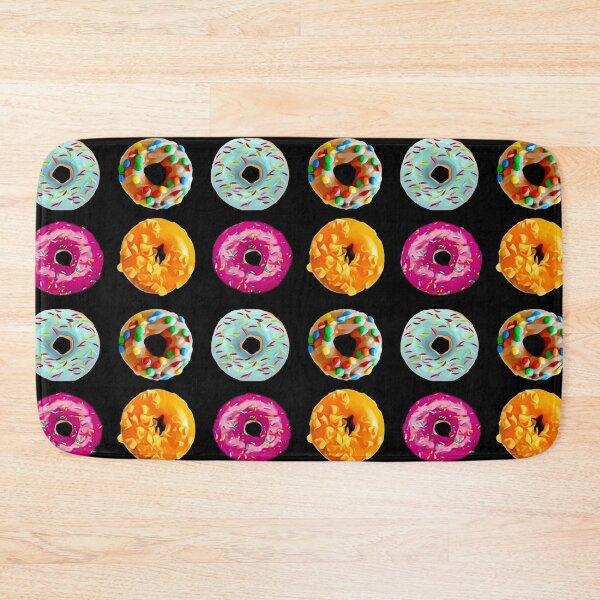 Item preview, Donuts on black designed and sold by Yamy Morrell Art and Design.