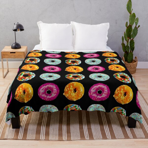Item preview, Donuts on black designed and sold by Yamy Morrell Art and Design.