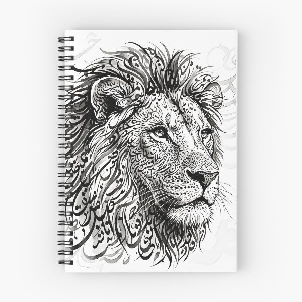 Item preview, Persian Calligraphy Lion Animal Traditional Iranian Typography Art designed and sold by yousefi.