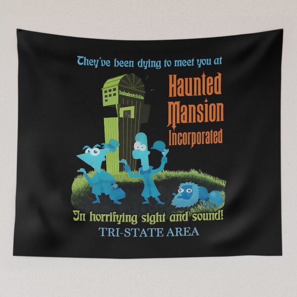 Item preview, Phineas and Ferb Haunted Mansion Tri State Area Spooky Cartoon Graphic designed and sold by Lexalion.