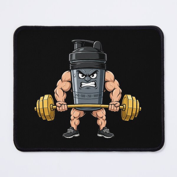 Item preview, Protein Shake Boss Funny Gym - Buff Shaker Deadlift Bodybuilding designed and sold by StrongEveryDayStore.