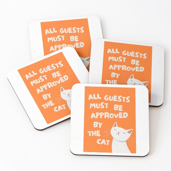 Item preview, Vintage Cat Lover Design all guests must be approved by the cat designed and sold by Rooted & Co.