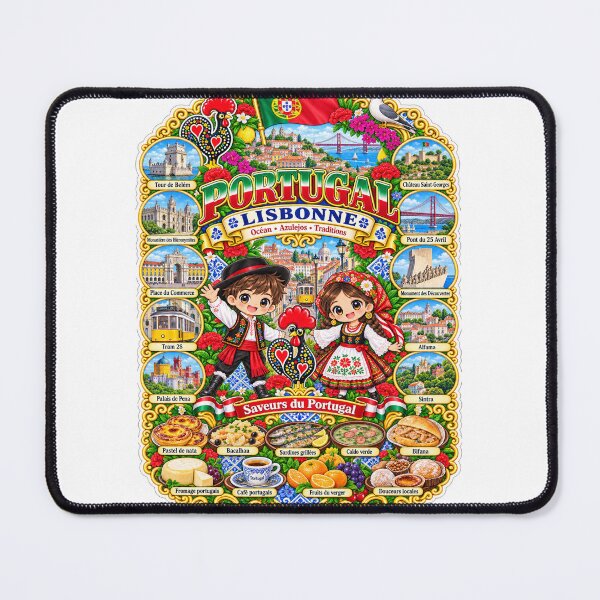Item preview, Portugal Lisbon – Kawaii, Azulejos, Traditions and Flavors of Portugal designed and sold by Cifi64.