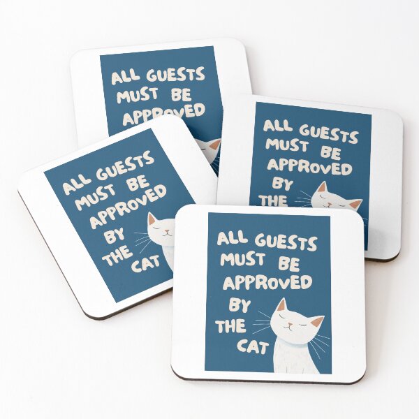 Item preview,  Vintage Cat Lover Design all guests must be approved by the cat designed and sold by Rooted & Co.