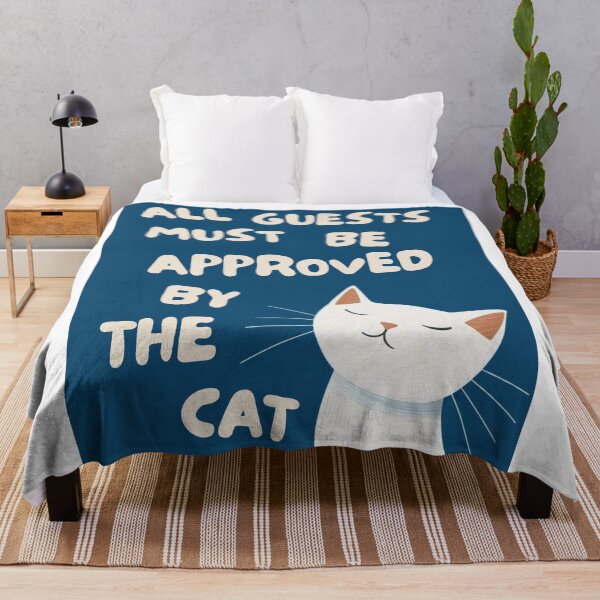 Item preview,  Vintage Cat Lover Design all guests must be approved by the cat designed and sold by Rooted & Co.