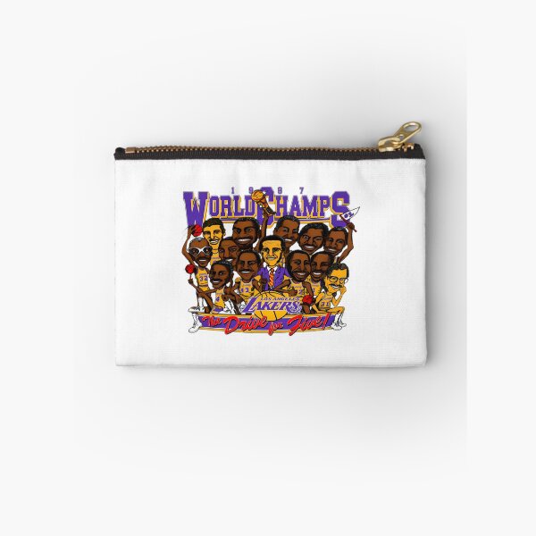 Item preview, Vintage Lakers World Champs Fan Design Retro Basketball Championship Graphic designed and sold by Ariesartpage.