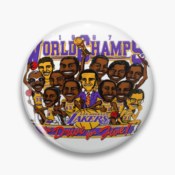 Item preview, Vintage Lakers World Champs Fan Design Retro Basketball Championship Graphic designed and sold by Ariesartpage.