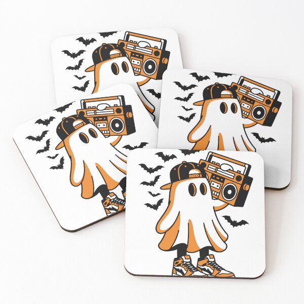 Item preview, Ghost Boombox Cap Streetwear Halloween designed and sold by Ranpict.