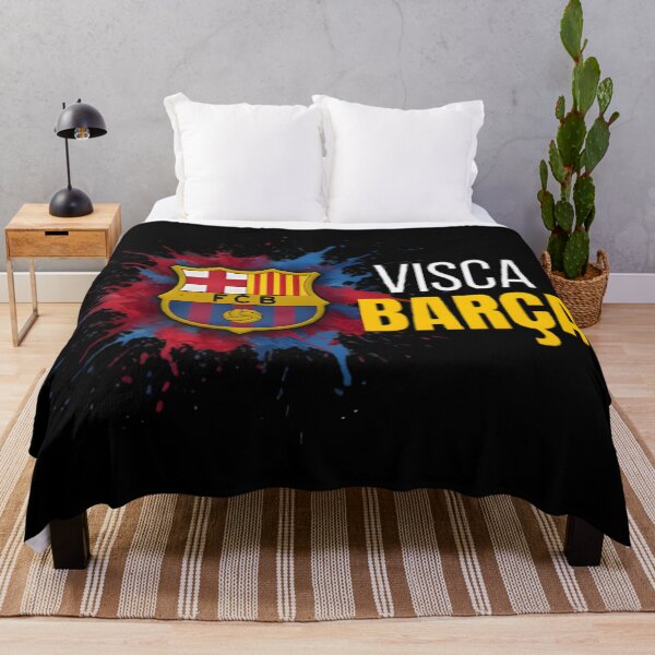 Item preview, Visca Barca FC Barcelona Paint Splatter - Football Club Fan Art designed and sold by Venloomzy.