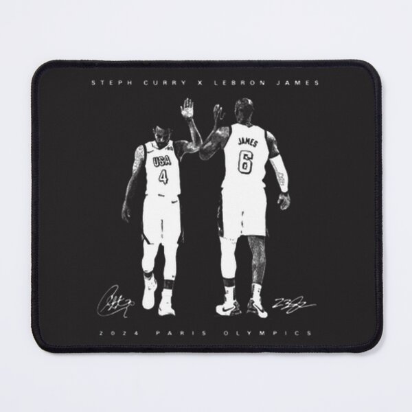 Item preview, Steph Curry and LeBron James Basketball Legends Artwork designed and sold by Ariesartpage.