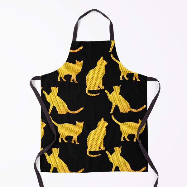 Item preview, Golden cats-Black designed and sold by Yamy Morrell Art and Design.