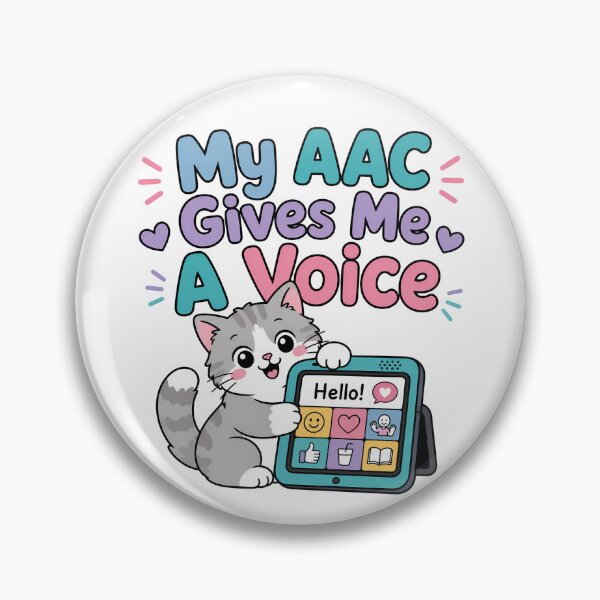 Item preview, My AAC Gives Me a Voice Giraffe designed and sold by Stick-Artistry.