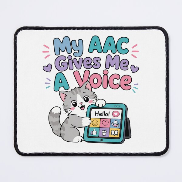 Item preview, My AAC Gives Me a Voice Giraffe designed and sold by Stick-Artistry.