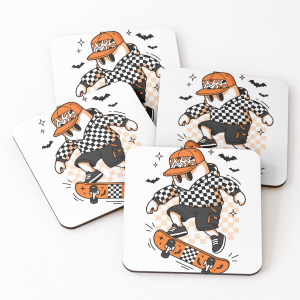 Item preview, Ghost Skater Checkered Streetwear Halloween designed and sold by Ranpict.