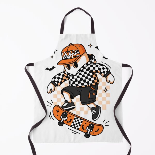 Item preview, Ghost Skater Checkered Streetwear Halloween designed and sold by Ranpict.