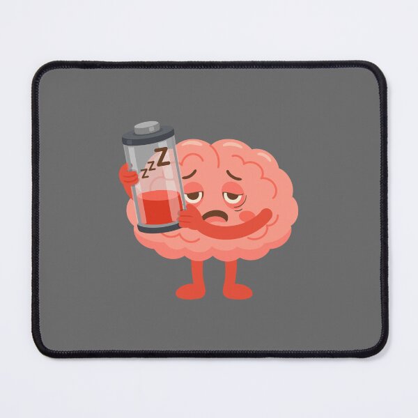 Item preview, Low Battery Tired Brain - Mental Fatigue Funny Office designed and sold by PixellaneArt.