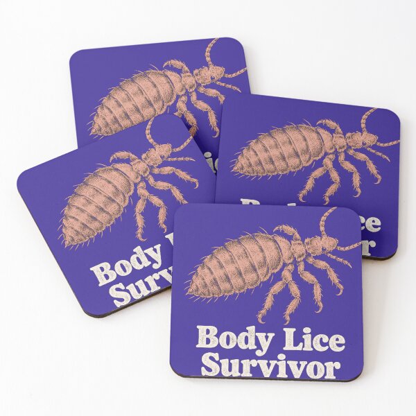 Item preview, Body Lice Survivor – Vintage Louse Insect Design designed and sold by JaroCreates.