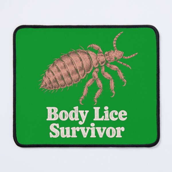 Item preview, Body Lice Survivor – Vintage Louse Insect Design designed and sold by JaroCreates.