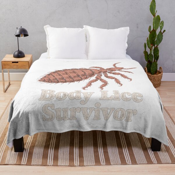 Item preview, Body Lice Survivor – Vintage Louse Insect Design designed and sold by JaroCreates.