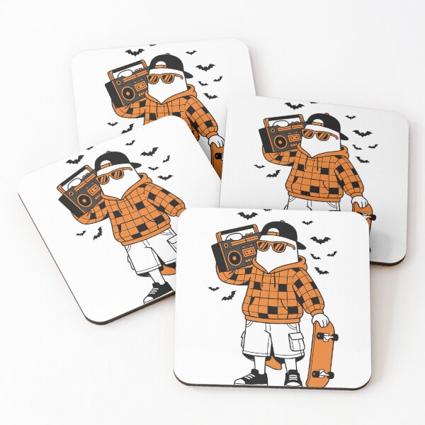 Item preview, Ghost Boombox Skater Streetwear Halloween designed and sold by Ranpict.