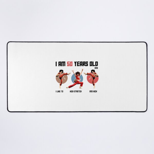 Item preview, I Am Years Old I Like to Kick Stretch and Kick Martial Arts Design designed and sold by NSArtist123.