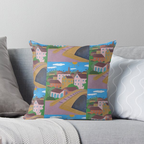 Item preview, Landscape of houses and bridge designed and sold by Veroverove.