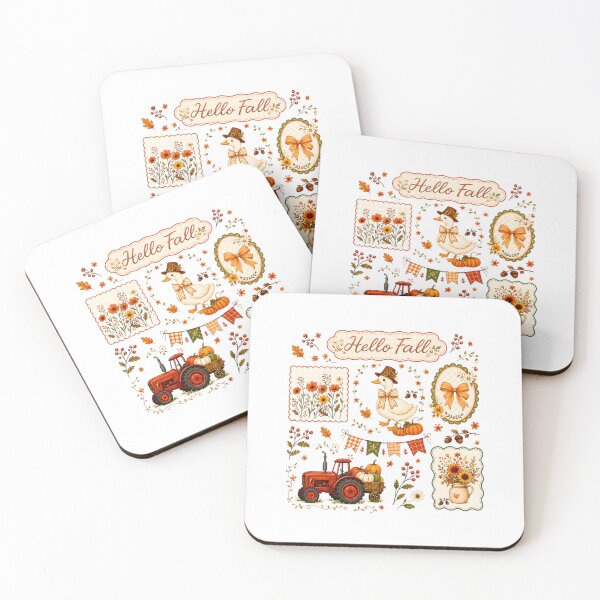 Item preview, Hello Fall Goose Autumn Harvest designed and sold by calicito.