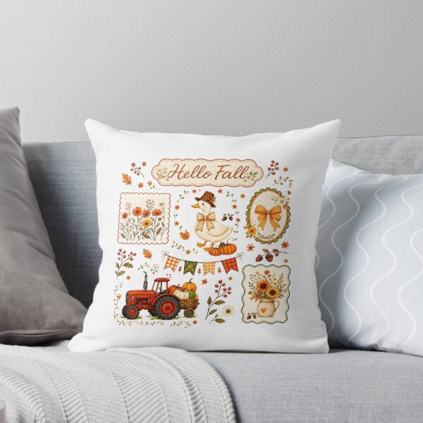 Item preview, Hello Fall Goose Autumn Harvest designed and sold by calicito.
