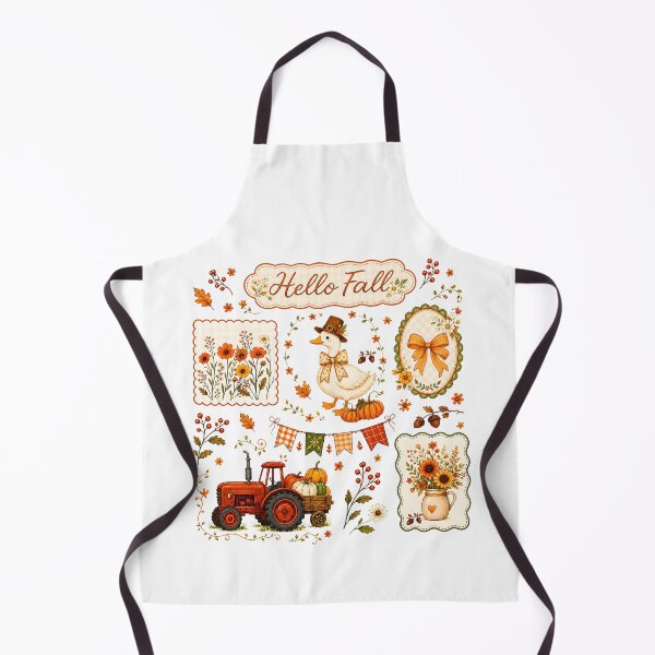 Item preview, Hello Fall Goose Autumn Harvest designed and sold by calicito.