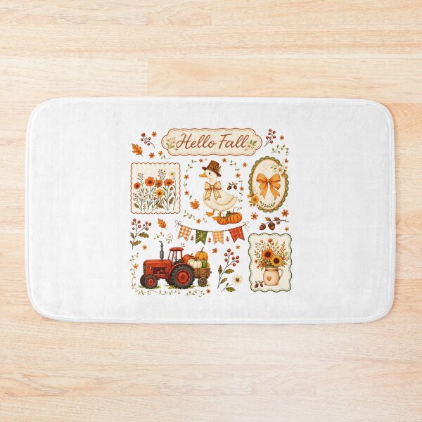 Item preview, Hello Fall Goose Autumn Harvest designed and sold by calicito.