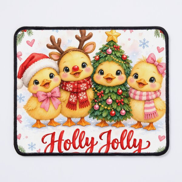 Item preview, Holly Jolly Christmas Ducklings designed and sold by Pure Craft.