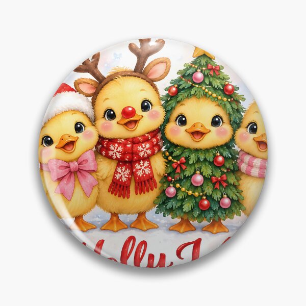 Item preview, Holly Jolly Christmas Ducklings designed and sold by Pure Craft.