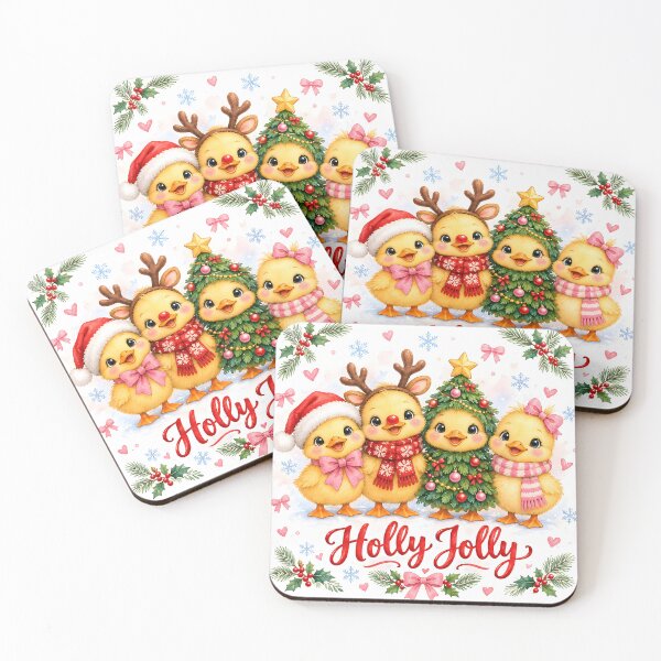 Item preview, Holly Jolly Christmas Ducklings designed and sold by Pure Craft.