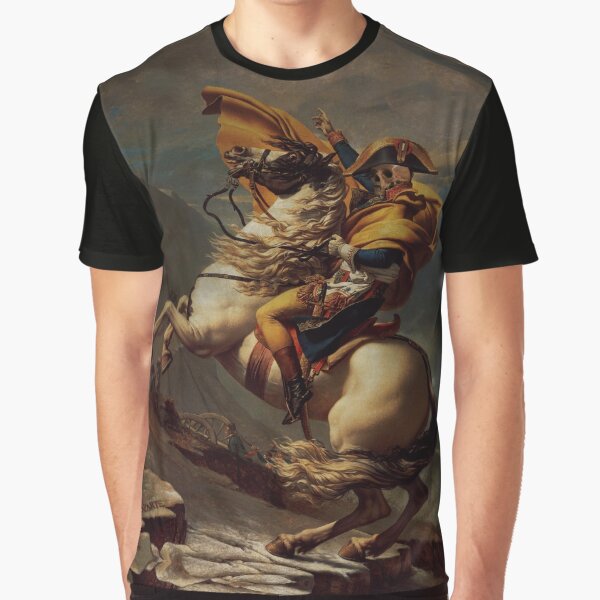 Vista previa del artículo con la obra «Napoleón con calavera», diseñado y vendido por Wearmedicine.