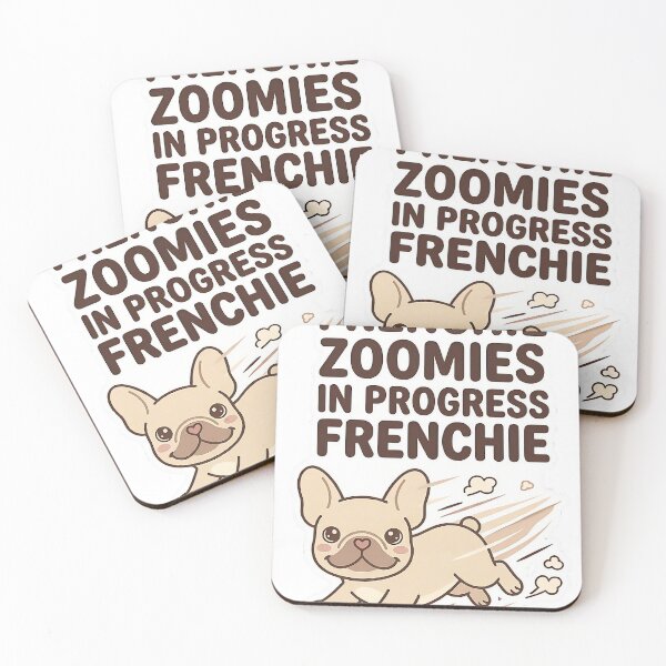 Item preview, Frenchie Zoomies in Progress Funny French Bulldog Chaos Design designed and sold by Frenchiq Co.