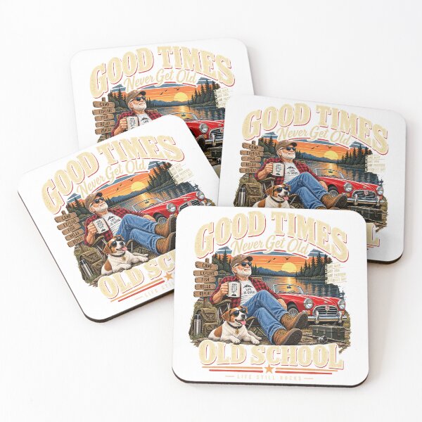 Item preview, Good Times Never Get Old – Vintage Camping & Fishing designed and sold by JanChryzostom.