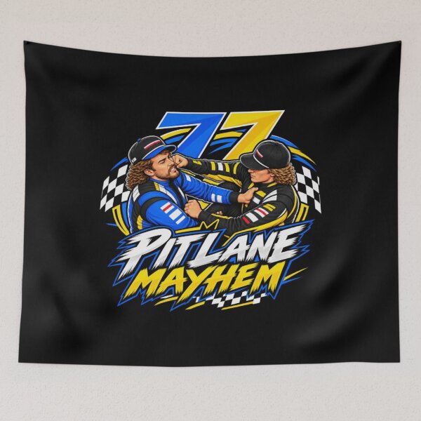 Item preview, Carson Hocevar vs Ryan Blaney, Hands Rated E For Everyone, Racing, NASCAR Fight designed and sold by PipoKarerama.