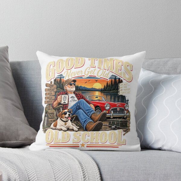 Item preview, Good Times Never Get Old – Vintage Camping & Fishing designed and sold by JanChryzostom.