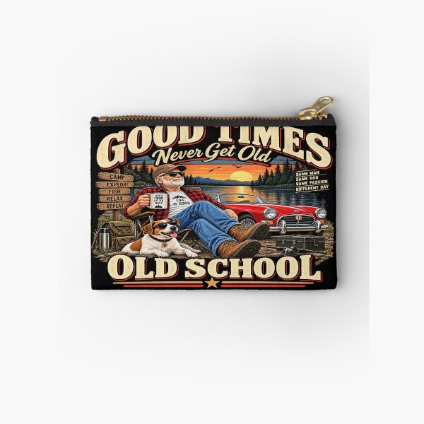 Item preview, Good Times Never Get Old – Vintage Camping & Fishing designed and sold by JanChryzostom.