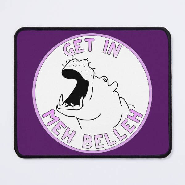 Item preview, Hippo Get in Meh Belleh designed and sold by AmongTheWillows.