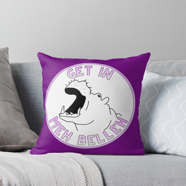 Item preview, Hippo Get in Meh Belleh designed and sold by AmongTheWillows.