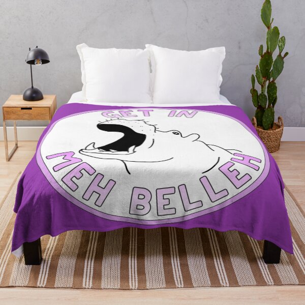 Item preview, Hippo Get in Meh Belleh designed and sold by AmongTheWillows.