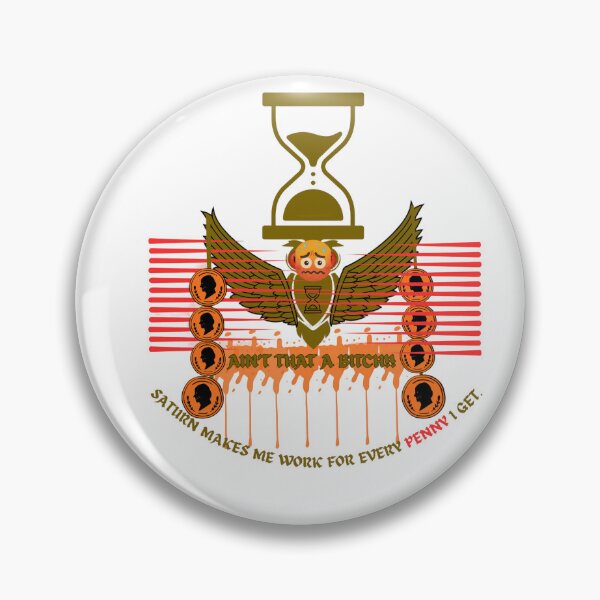 Item preview, Saturn Make Me Work For Every Penny Owl graphic designed and sold by 5thhouseNMVVS48.