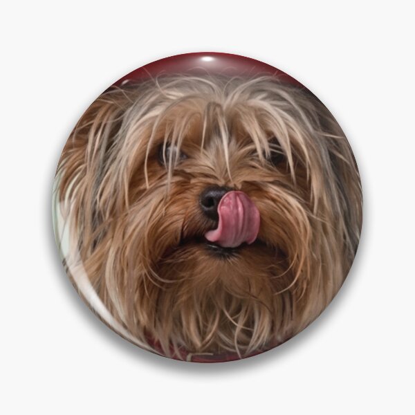 Item preview, Mlem of Madness: Philosophical Yorkie in a Red Fedora designed and sold by Psychological Art.