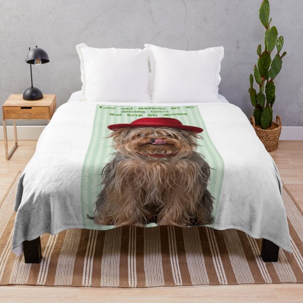 Item preview, Mlem of Madness: Philosophical Yorkie in a Red Fedora designed and sold by Psychological Art.